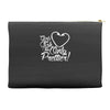 girls fish too only prettier Accessory Pouches