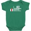 case ih farm center line Baby Bodysuit