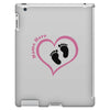 Baby Girl with Heart Any Name Customized iPad 3 and 4 Case