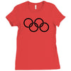 olympic rings Ladies Fitted T-Shirt