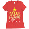 proud army dad Ladies Fitted T-Shirt