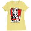 melmac fried kitten Ladies Fitted T-Shirt