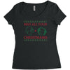 golden christmas Women's Triblend Scoop T-shirt