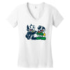 cupman and robin Women's V-Neck T-Shirt