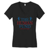 The Human Fund Money For People Women's V-Neck T-Shirt