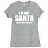 i'm not santa but sit on my lap Ladies Fitted T-Shirt