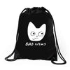 Bad News Drawstring Bags