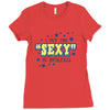 i put the sexy in dyslexia Ladies Fitted T-Shirt