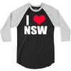 i heart nsw 3/4 Sleeve Shirt