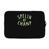 spelin chanp best trending Laptop sleeve