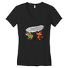 Jaq And Gus Cinderella Women's V-Neck T-Shirt