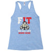 we all lift down here Racerback Tank