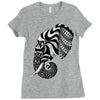 elephant ornate Ladies Fitted T-Shirt