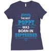 The Best Poppy Was Born In September Ladies Fitted T-Shirt