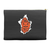 halloween pumpkins burst Accessory Pouches