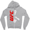 bruce lee family ufc Zipper Hoodie