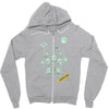 light off Zipper Hoodie