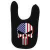 skull u.s.a. back Baby Bibs