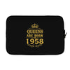 queens are born in 1958 Laptop sleeve