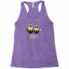 despicable me minions men in black Racerback Tank