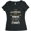 legendary riders are born in 2000 Women's Triblend Scoop T-shirt