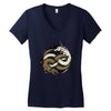 neverending fight Women's V-Neck T-Shirt