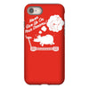 never give up on dreams ladies fitted iPhone 8