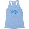 bargain paradise garage sign Racerback Tank