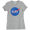 Nasa Gay Pride Ladies Fitted T-Shirt