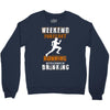 weekend forecast running Crewneck Sweatshirt