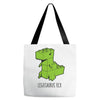 legosaurus rex Tote Bags