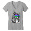 cool owl Women's V-Neck T-Shirt