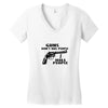 guns don't kill people, i kill people t shirt Women's V-Neck T-Shirt