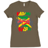 rasta nation, the reggae and dancehall Ladies Fitted T-Shirt