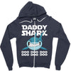 Daddy Shark Doo Doo Doo Zipper Hoodie