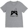 custom text V-Neck Tee