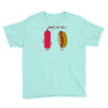 what up dog ketchup hot dog Youth Tee