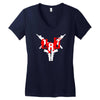 187 ,fight ,gang,waffe,gun,film,neu Women's V-Neck T-Shirt