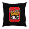 king red Throw Pillow