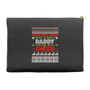 santa only comes once a year daddy is always here to cheer Accessory Pouches