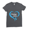 Coming Soon Baby Boy Ladies Fitted T-Shirt