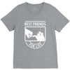 cat best friends for life V-Neck Tee