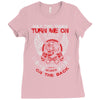 biker funny Ladies Fitted T-Shirt