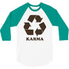 karma recycle 3/4 Sleeve Shirt