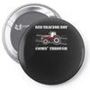 case ih red tractor boy comin' through Pin-back button