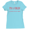 im a virgin Ladies Fitted T-Shirt