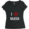 i heart rajesh Women's Triblend Scoop T-shirt