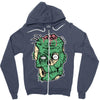 monster 5 Zipper Hoodie