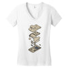 gameboy breakdown Women's V-Neck T-Shirt