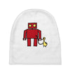 bird powered robot Baby Beanies